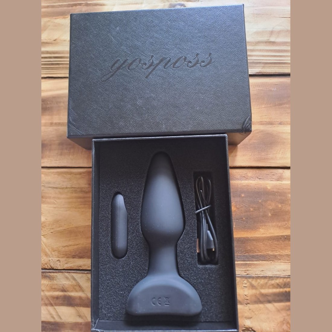 Gosposs Vibrating Butt Plug with Remote