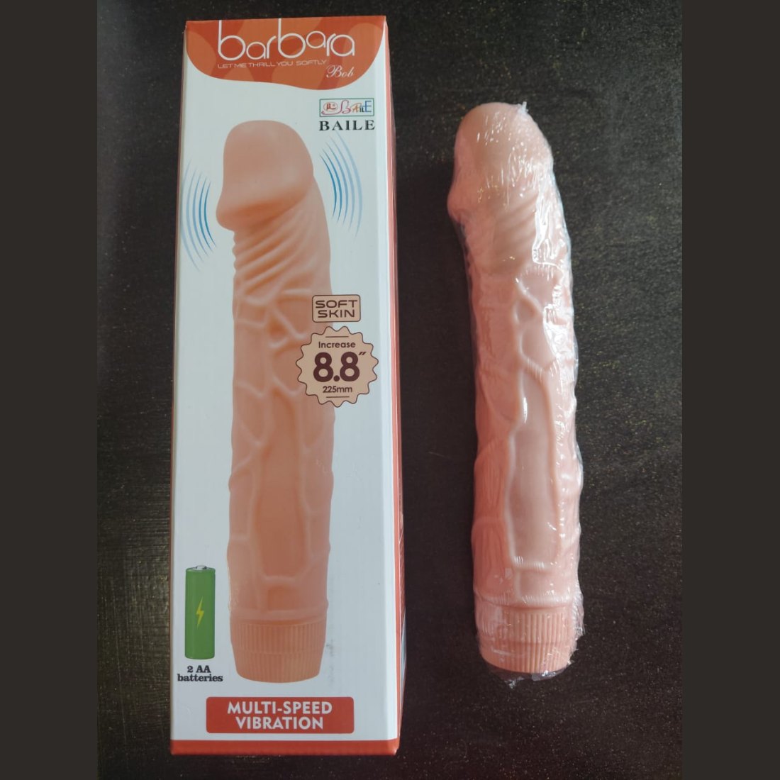 Barbara Bob 8.8" Multi-Speed Vibrator
