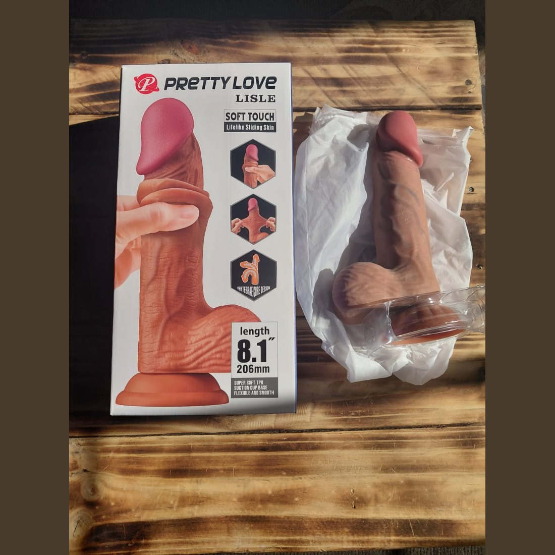 Pretty Love Lisle 8.1" Realistic Dildo