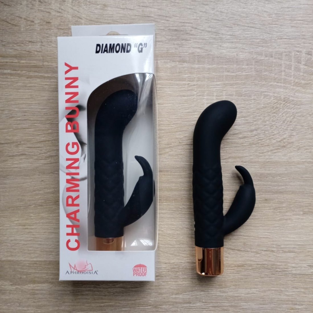 Aphrodisia Charming Bunny Diamond G Vibrating Dildo