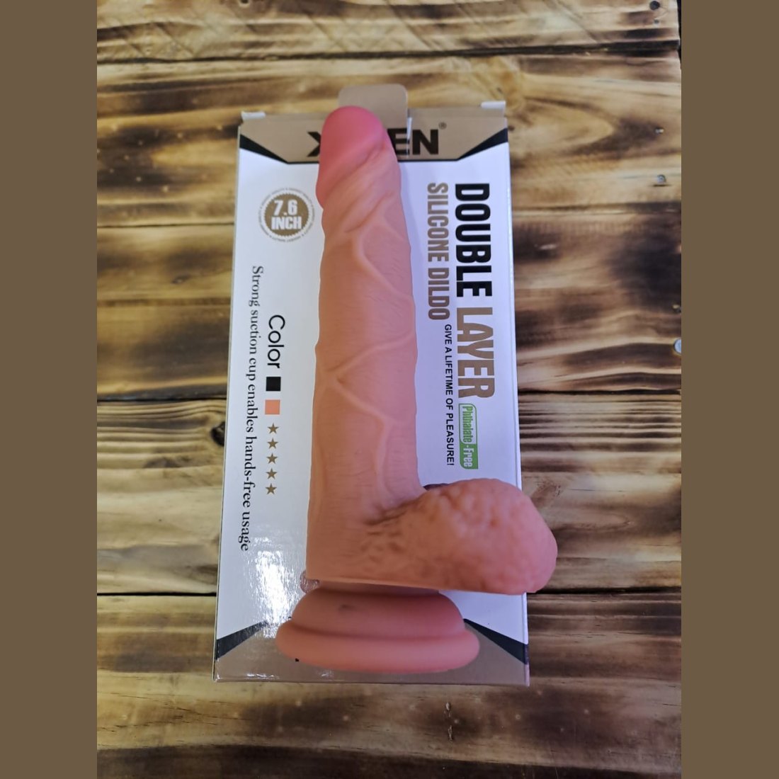 X-Men 7.6" Double Layer Silicone Dildo
