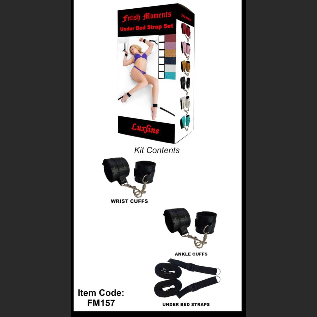 Fetish Moments Under Bed Strap Set