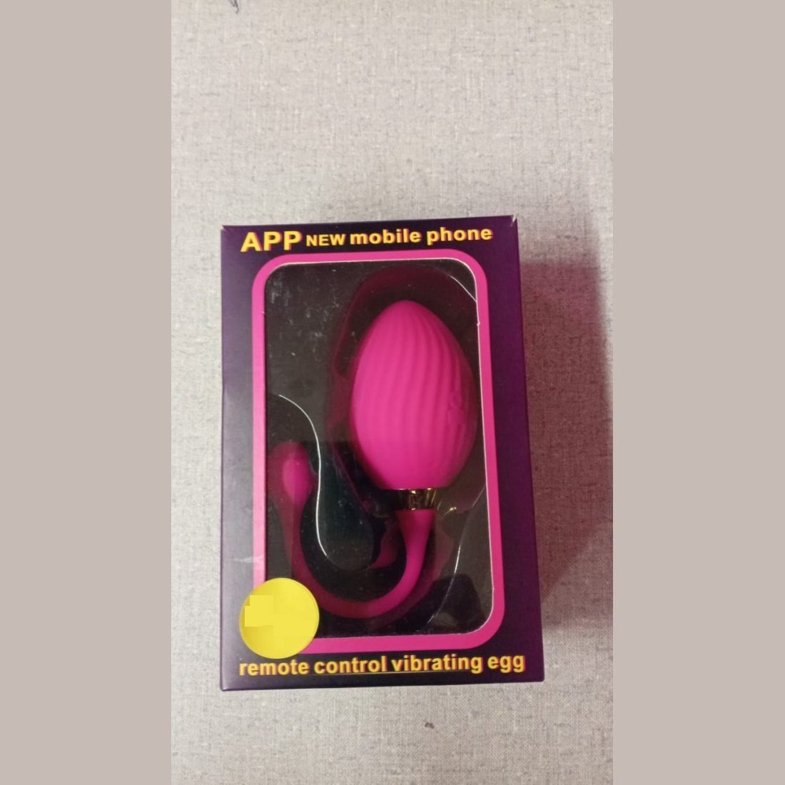 Ribbed Vibrating Egg App Control